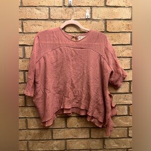 Joyfolie Kids Boxy Flowy Shirt in Pink